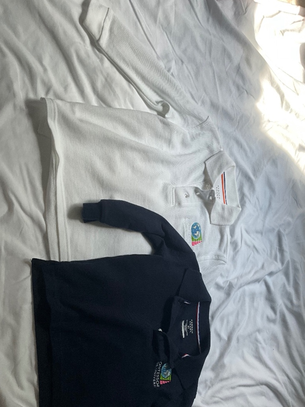 Gender Neutral Polo Long-sleeve Shirts w/ MKU logo (2pk) Sz 3t
